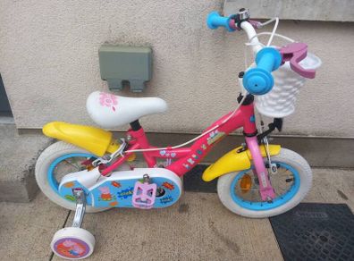 Kids pepper pig bike size 12 inch wheels