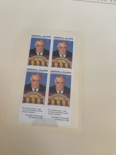 The History of World War II in post stamps