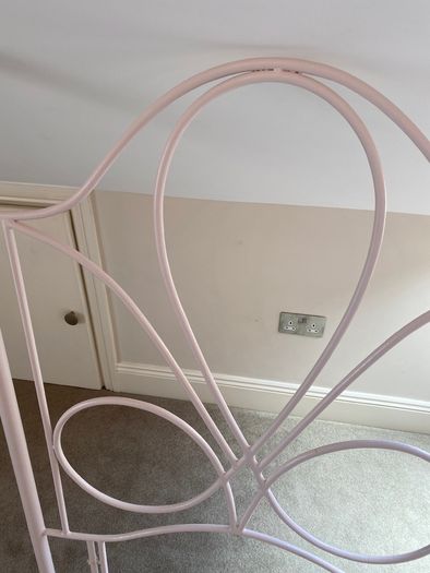 Headboard- pink iron