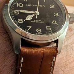 Hamilton Jazzmaster Genuine Crocodile Leather Strap 20mm