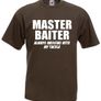 Master Baiter  Mens funny rude fishing t-shirts Image 3