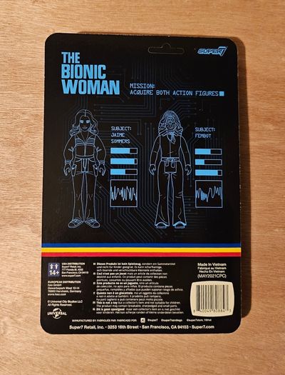 The Bionic Woman Fembot 3.75 " Scale (Unpunctured) New & Unopened