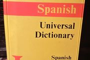 Langenscheidt Spanish Universal Dictionary.