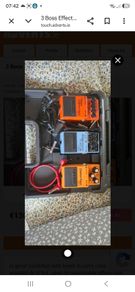 Boss effect pedals x3