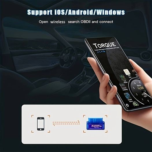 Mini ELM327 V1.5 Bluetooth-Compatible BT 4.0 OBD2 Scanner Android Torque car