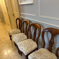 4 Antique Mahogany Dining room chairs