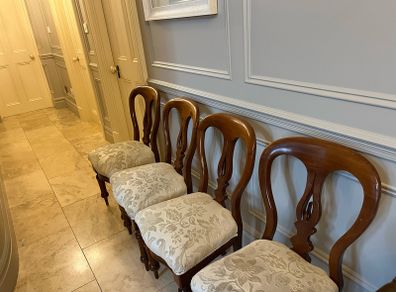 4 Antique Mahogany Dining room chairs