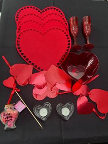 Decorations to celebrate Valentine's Day