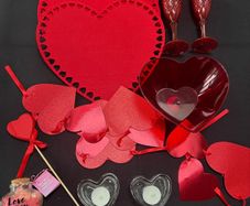 Decorations to celebrate Valentine's Day