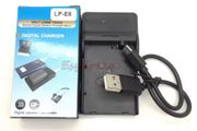 LC-E8 CBC-E8 USB Charger for Canon LPE8 LP-E8 Battery Digital Camera EOS 550D 600D 650D 700D Kiss X4 X5 X6 Rebel T2i T3i T4i T5i