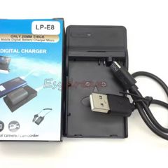 LC-E8 CBC-E8 USB Charger for Canon LPE8 LP-E8 Battery Digital Camera EOS 550D 600D 650D 700D Kiss X4 X5 X6 Rebel T2i T3i T4i T5i
