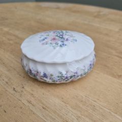 Vintage Wedgewood Fine Bone China Oval Lidded Dish