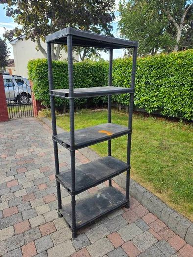 5 Tier Plastic Shelving