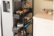 Brand New Metal Kitchen Cart Narrow with Pull-Out Drawers