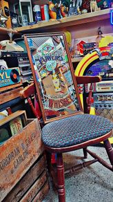 Vintage Powers whiskey pub mirror