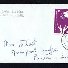 1975 Ireland International Women's Year Commemorative Stamps First Day Cover (FDC) with Luimneach (Limerick) steele cancel