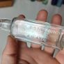 140 - Set of 4 Vintage Cork Distilleries Company Whisky Small Collectible Decorative Clear Glass Bottle Image 3