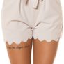Highwaist  Shorts with belt to tie 95% Polyester / 5% Elasthane  fits 6-8-10 Image 8