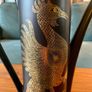 Decorative MCM Tall Vase Portmeirion Gold Phoenix Image 4