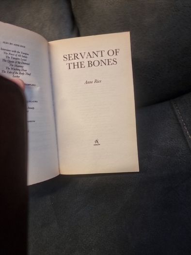 Servant Of The Bones By Anne Rice (Paperback 1997)