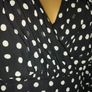 Black and White polkadot dress size 16 - 18 Postage included Image 4