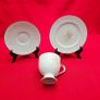 Noritake Ireland Anticipation Tea Cup Trio Set , sugar bowl, creamer cake plate Image 7