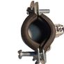 4pcs Metal Pipe Clamp with Rubber Rubber Cushioned Insulated Insulated Pipe Clamp With Screws Free inspection Image 3