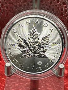 1oz Fine 9999 Silver Bullion Maple 2026 Coin.