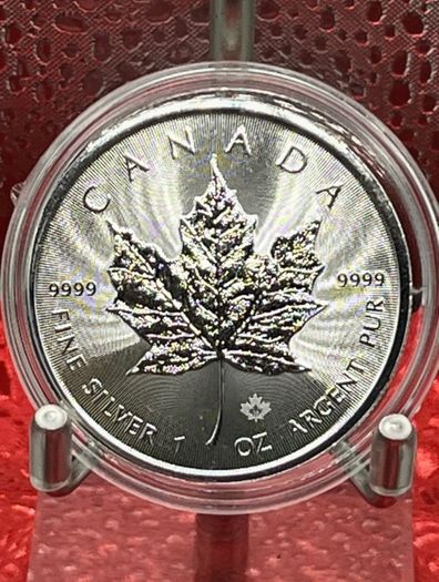 1oz Fine 9999 Silver Bullion Maple 2026 Coin.