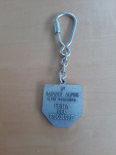 Italian Alpini anniversary keyring