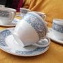 Vintage porcelain set of 6 Johnson Brothers Snowhite Image 8