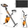 X Bike, Exercise Bike, Fitness Bike, Foldable Fitness Bike, 8 Magnetic Resistance Settings, Floor Mat, Pulse Measurement, Mobile Phone Holder, Load Capacity 100 kg Image 4