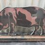 Vintage large pig sign Image 2