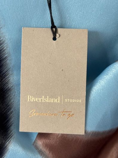 River Island Twist Shoulder Midi Dress UK 12