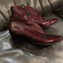 Ara - V-cut Heeled Ankle Burgundy Image 2