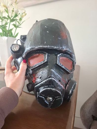 Fallout veteran helmet and mask halloween
