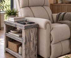 Aged Latin Driftwood effect Sofa Side Table