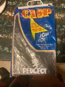 Vintage original Peugeot mud flaps free postage