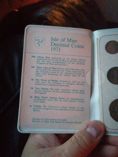 1971 Isle Of Man Coin Set