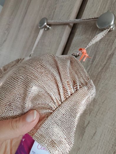 Rose gold bikini top size 34