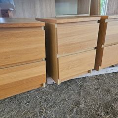 3x IKEA MALM 2 Lockers. 20 each.