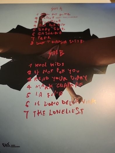 Maneskin Rush deluxe edition red vinyl with poster