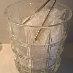 waterford marquis ice bucket with tong