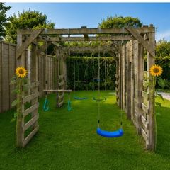 Climbing Wall and Swings