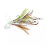 Shining Fish Skin Bait Sabiki Rigs with 5 Hooks Sea Fishing Multicolor Flasher Bait Rigs with Barrel Swivel Herring Image 5