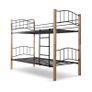 Sturdy Wooden & Metal Bunk Bed Image 2