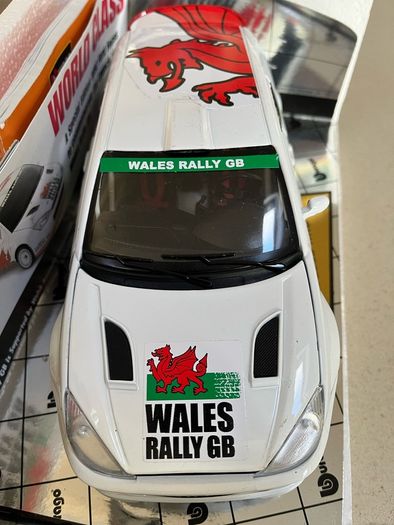 Ford Focus RS WRC 02 Wales 1/18 Burago extremely rare