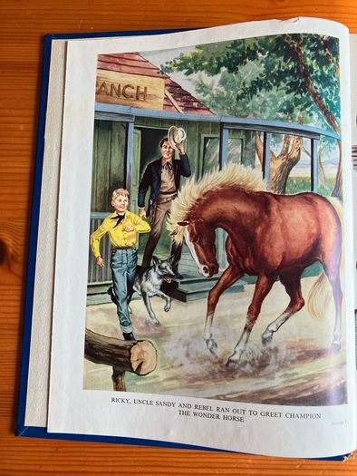 Vintage annual: 'Champion The Wonder Horse' annual 1957