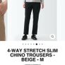 chino trousers Muji Ladies women black size M Brand New Image 10
