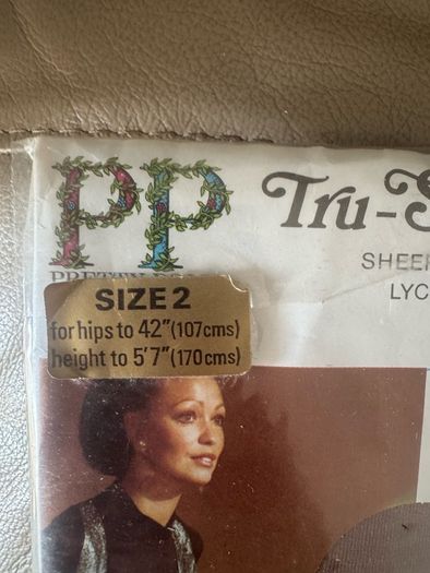 Pretty Polly Tru-Support  Sherry Tights size UK12 EU40 Postage included